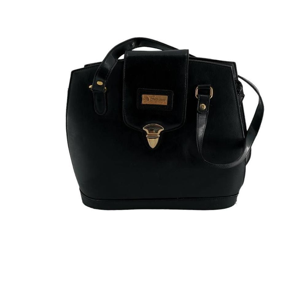 Vintage Black Sasha Collection Shoulder Bag